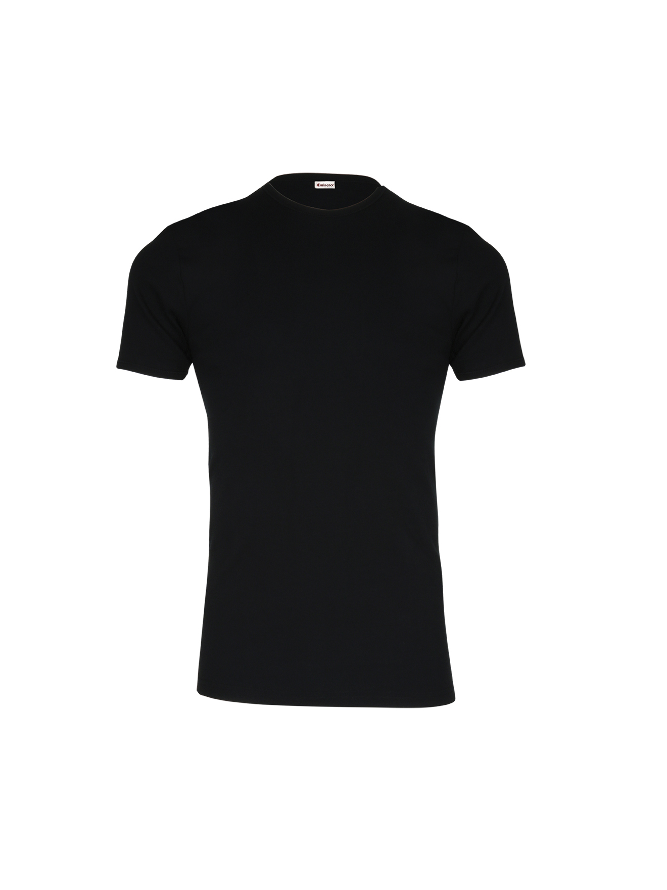 Tee-shirt encolure ronde, pur coton