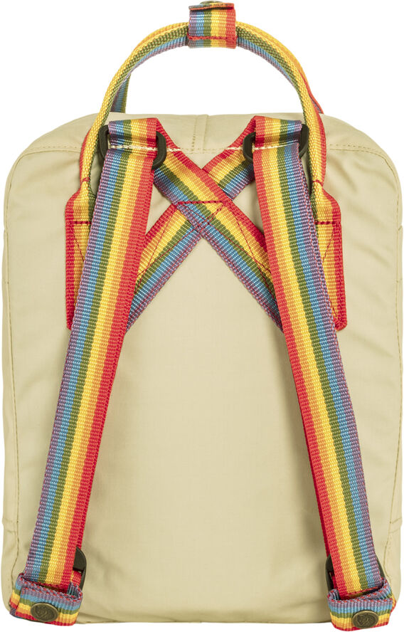 Fjällräven Kånken Rainbow Mini Light oak-rainbow pattern