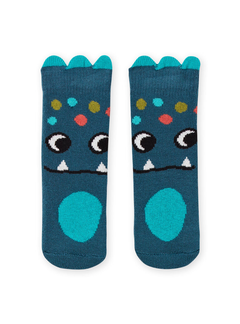 Chaussettes bleu canard bébé garçon