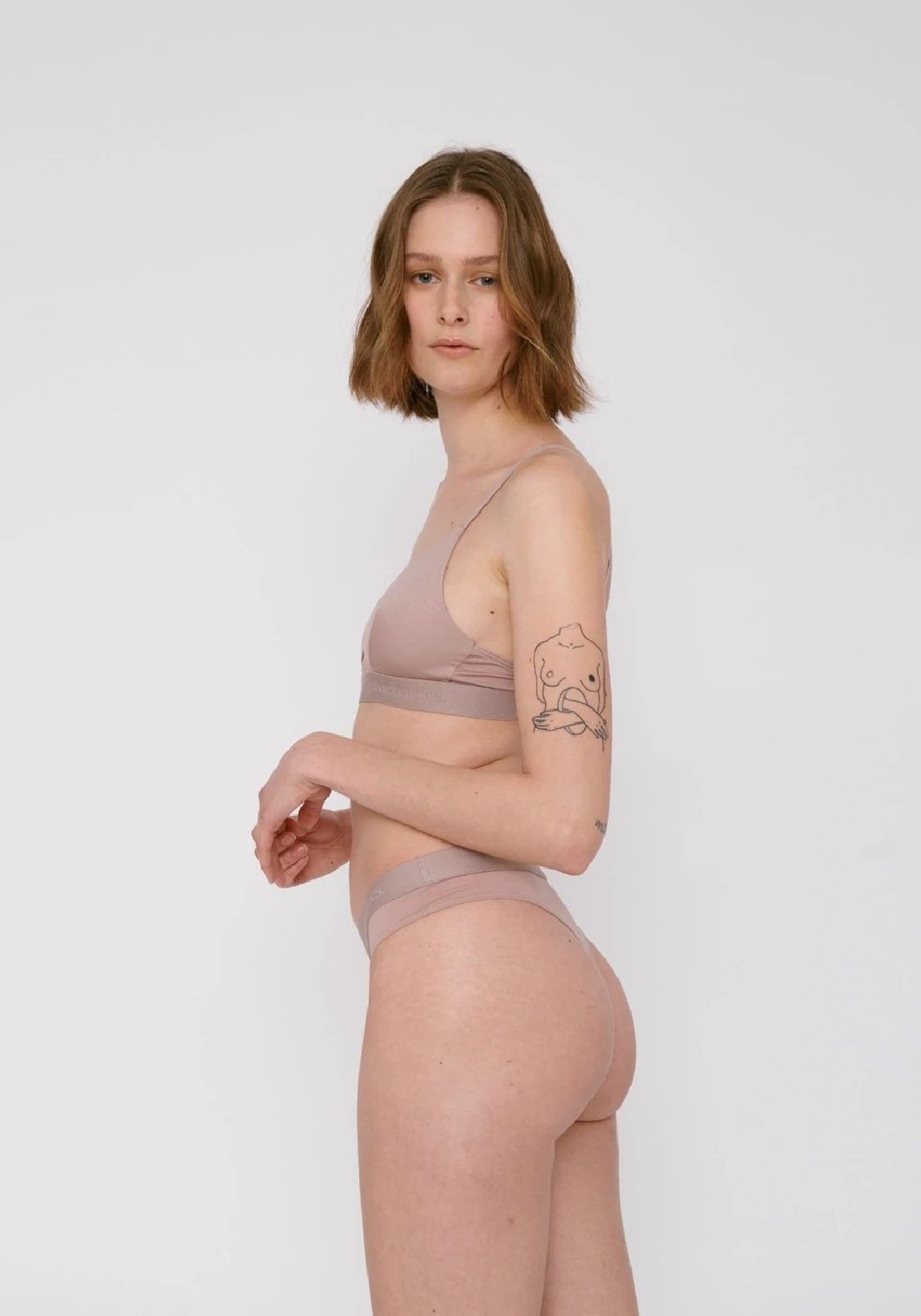 Organic Basics 2er-Pack Tangas Tencel™ Lite Tanga Dusty Rose