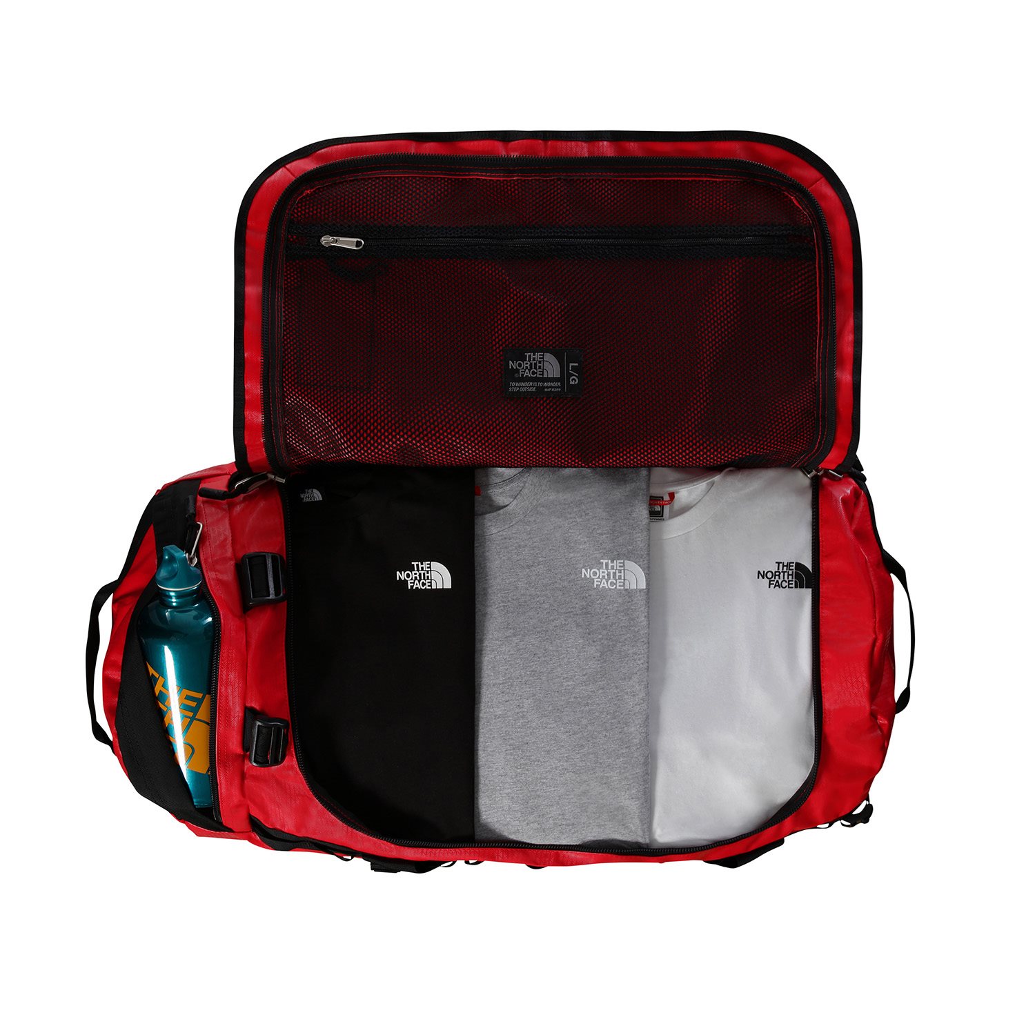 The North Face Base Camp Duffel L tnf red/tnf black