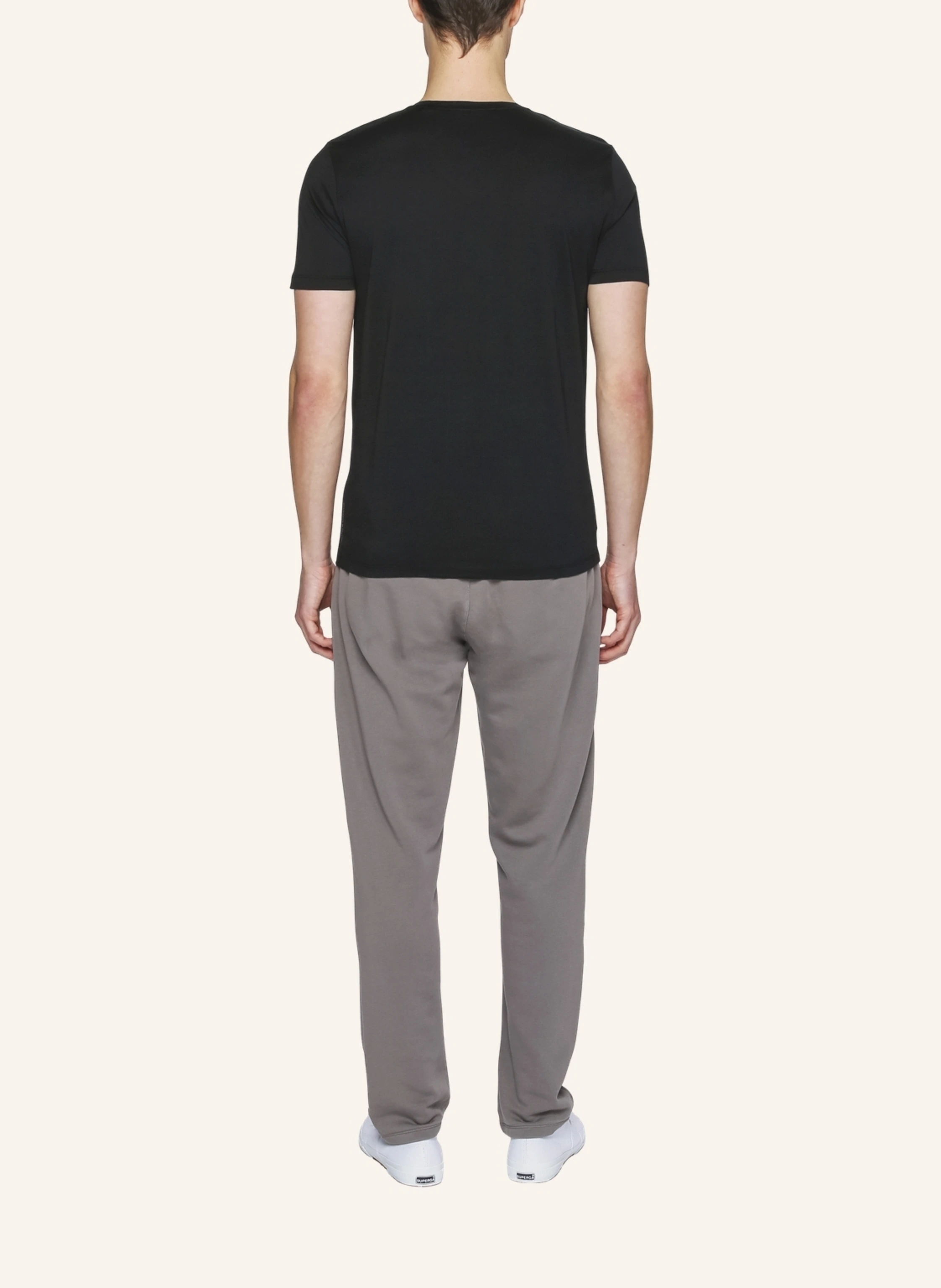 TRUSTED HANDWORK V Neck 1/2-Sleeve T-Shirt