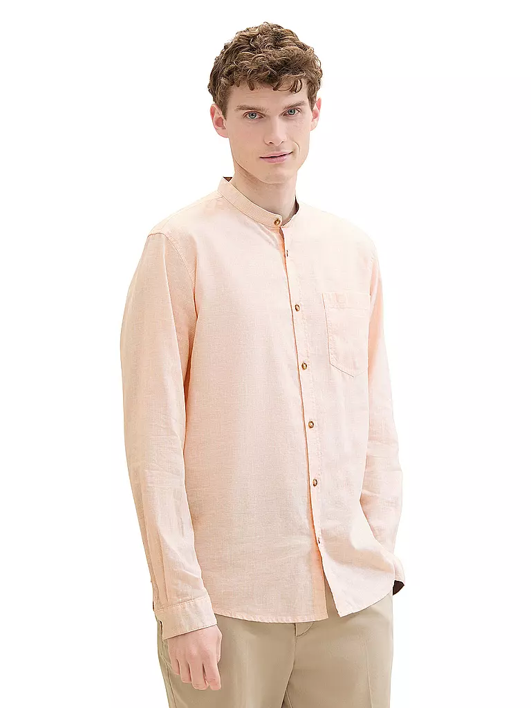 TOM TAILOR Hemd Regular Fit orange