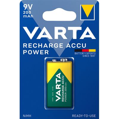VARTA Accu power - 1 pile alcaline rechargeable - 6LR61 9V
