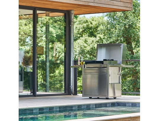 FORGE ADOUR - Plancha gaz Premium gaz 60 cm, chassis inox
