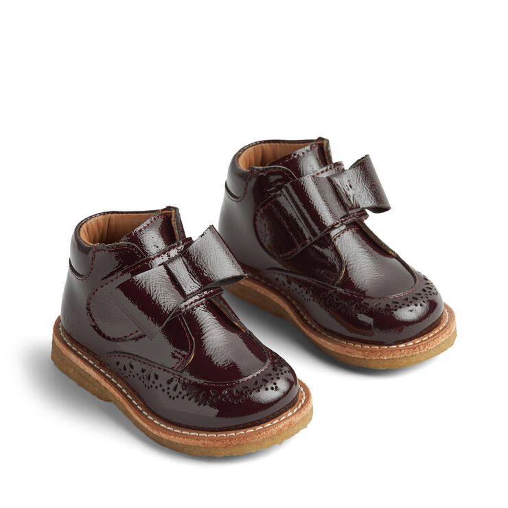 Wheat Bootie Velcro Bowy Lilla