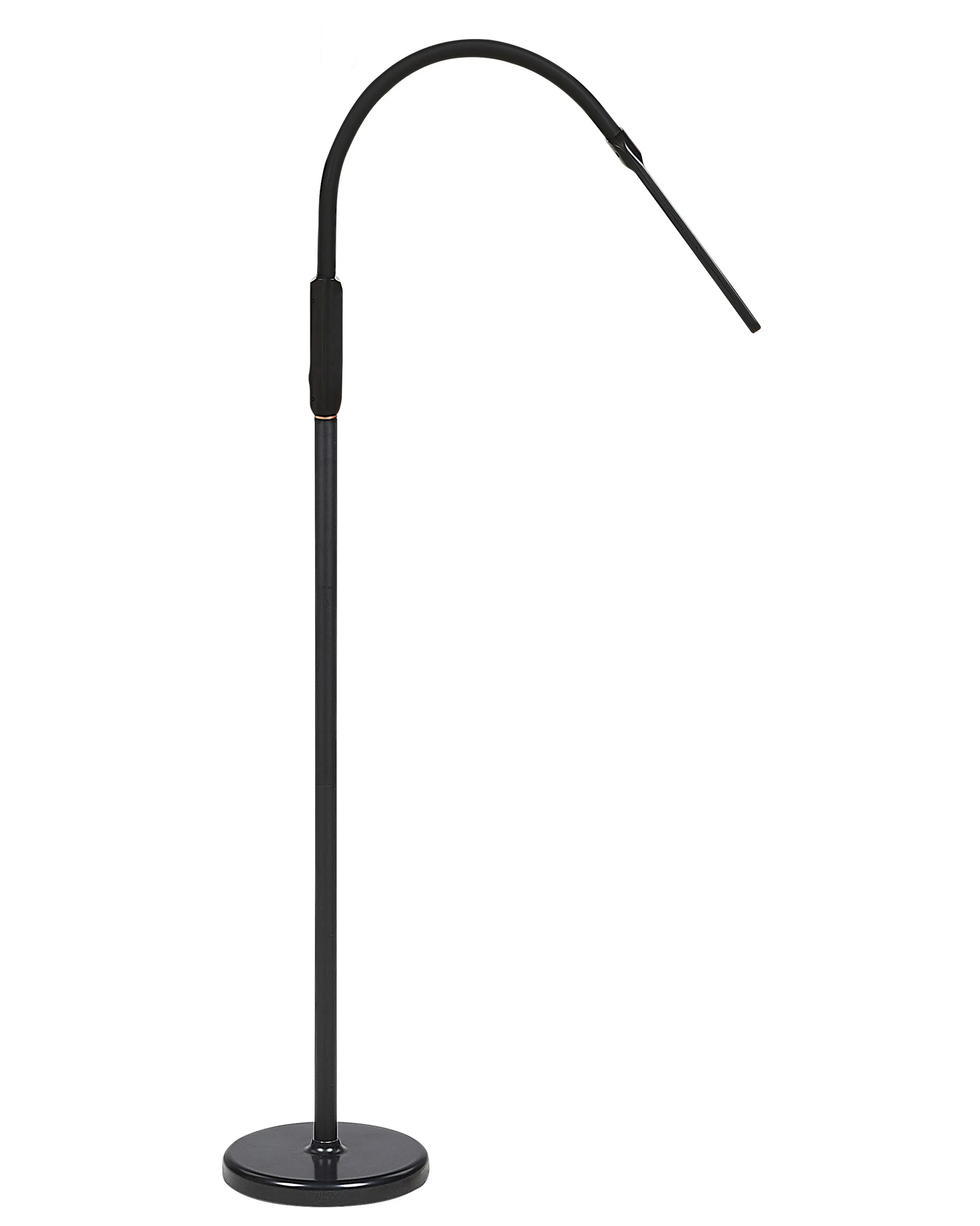 Multifunctionele LED vloer- en plafondlamp APUS met afstandsbediening met dimmer Metaal Zwart