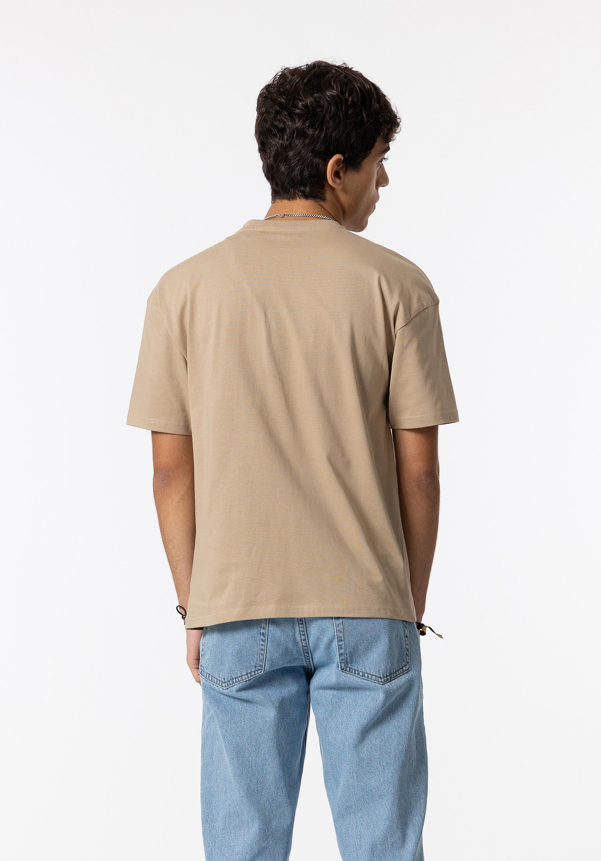 T-shirt Relaxed Fit com Bolso