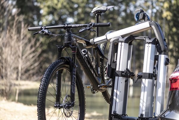 XLC Almada Work-E Xtra LED Cykelholder, 2 Cykler