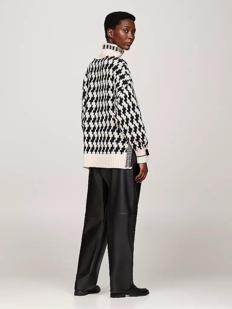 TOMMY HILFIGER Rollkragenpullover  schwarz