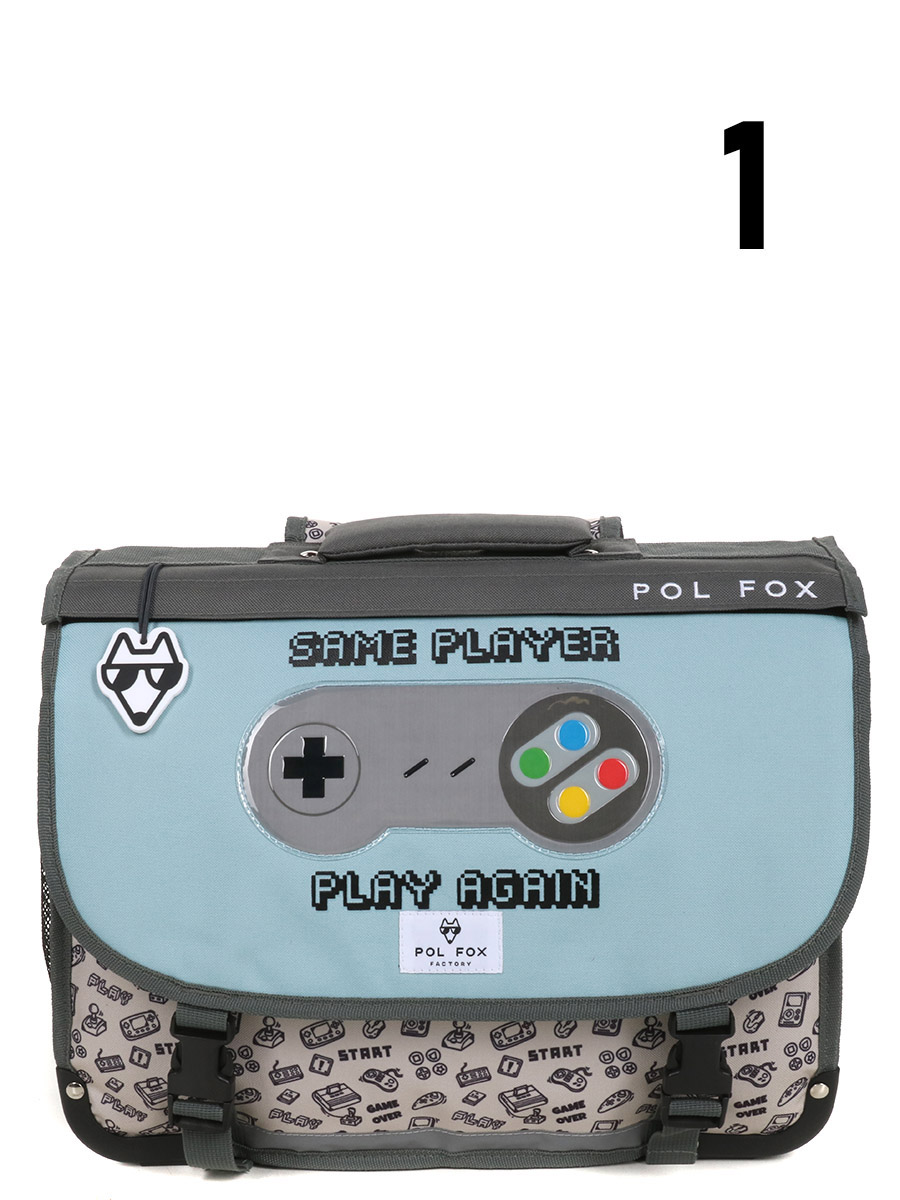 Cartable RÀversible Pol Fox Gamer 41 cm