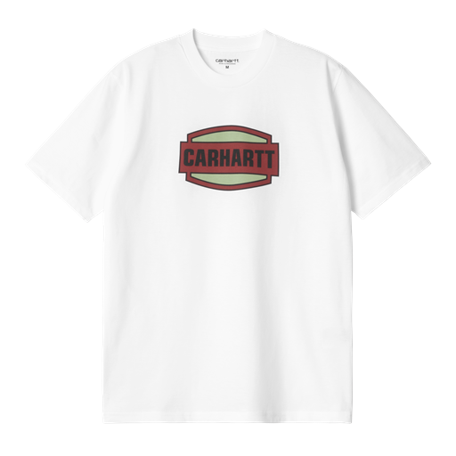 Carhartt WIP Press Script T-shirt, White, XS