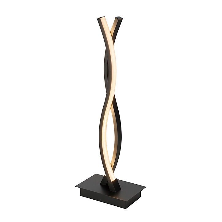 Lampe à poser Alani noir 3000K blanc chaud 700lm L. 16 x l. 10 x H. 47 cm