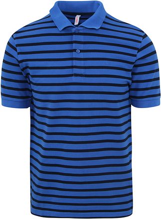 Sun68 Poloshirt Strepen Royal Blauw A33107-12 kopen