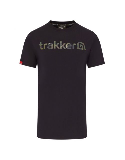 Trakker Cr Logo T-Shirt Black Camo - Shirts