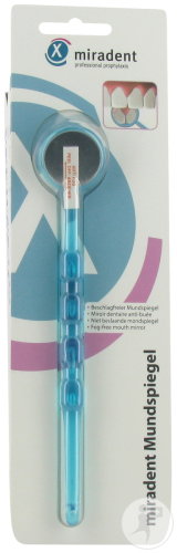 Miradent Miroir Dentaire Anti-Bouée Bleu 1 Pièce