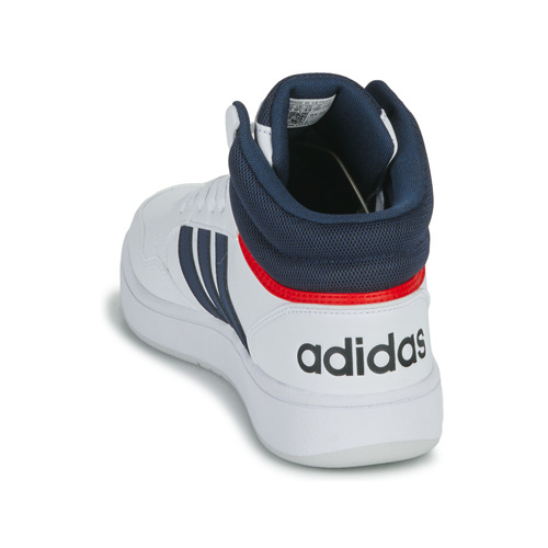 Adidas Sportswear - HOOPS 3.0 MID - Blanc / Marine / Rouge