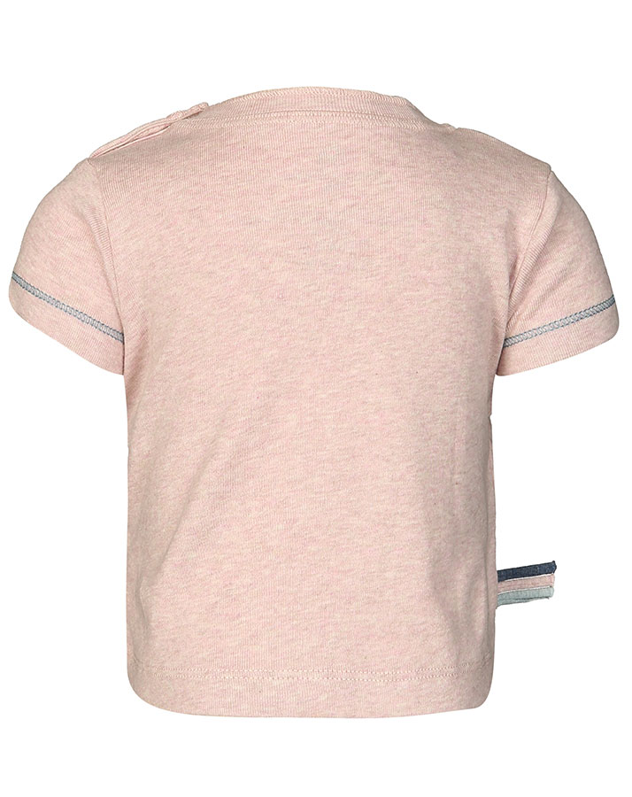 T-Shirt DAMLA UNI in rose melange