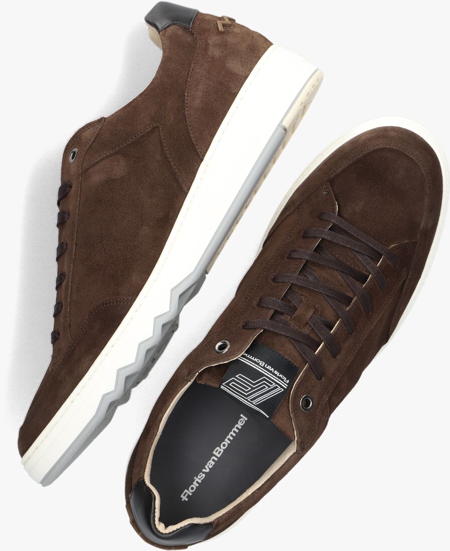 FLORIS VAN BOMMEL cognac floris van bommel lage sneakers sfm-10183