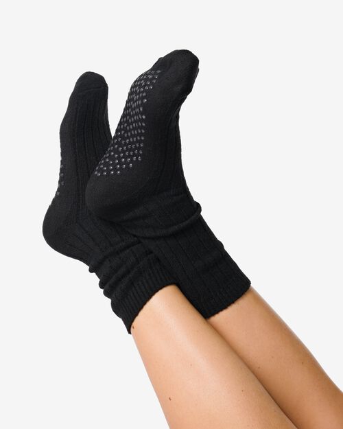 2 paires de chaussettes d’intérieur femme beige