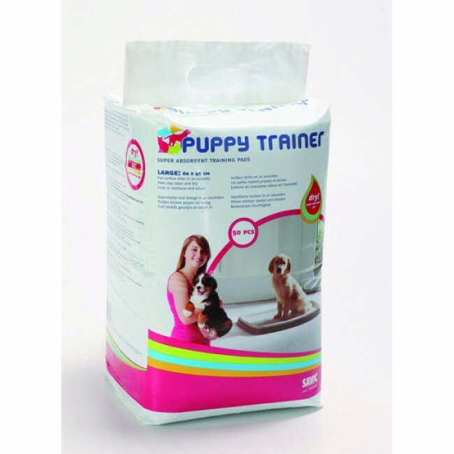 Tapis éducateur absorbeur d'urine pour chiots 60 x 45 cm Puppy Trainer Savic