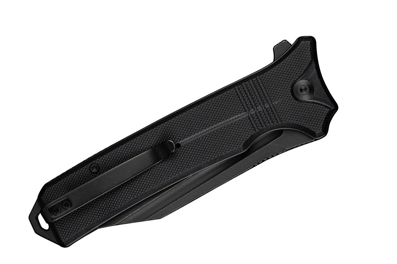 Civivi Neurohaptic C23080-1 Blackwashed Nitro-V, Black G10, zakmes
