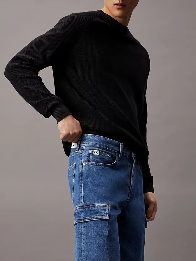 Shorts cargo jeans folgados estilo anos 90