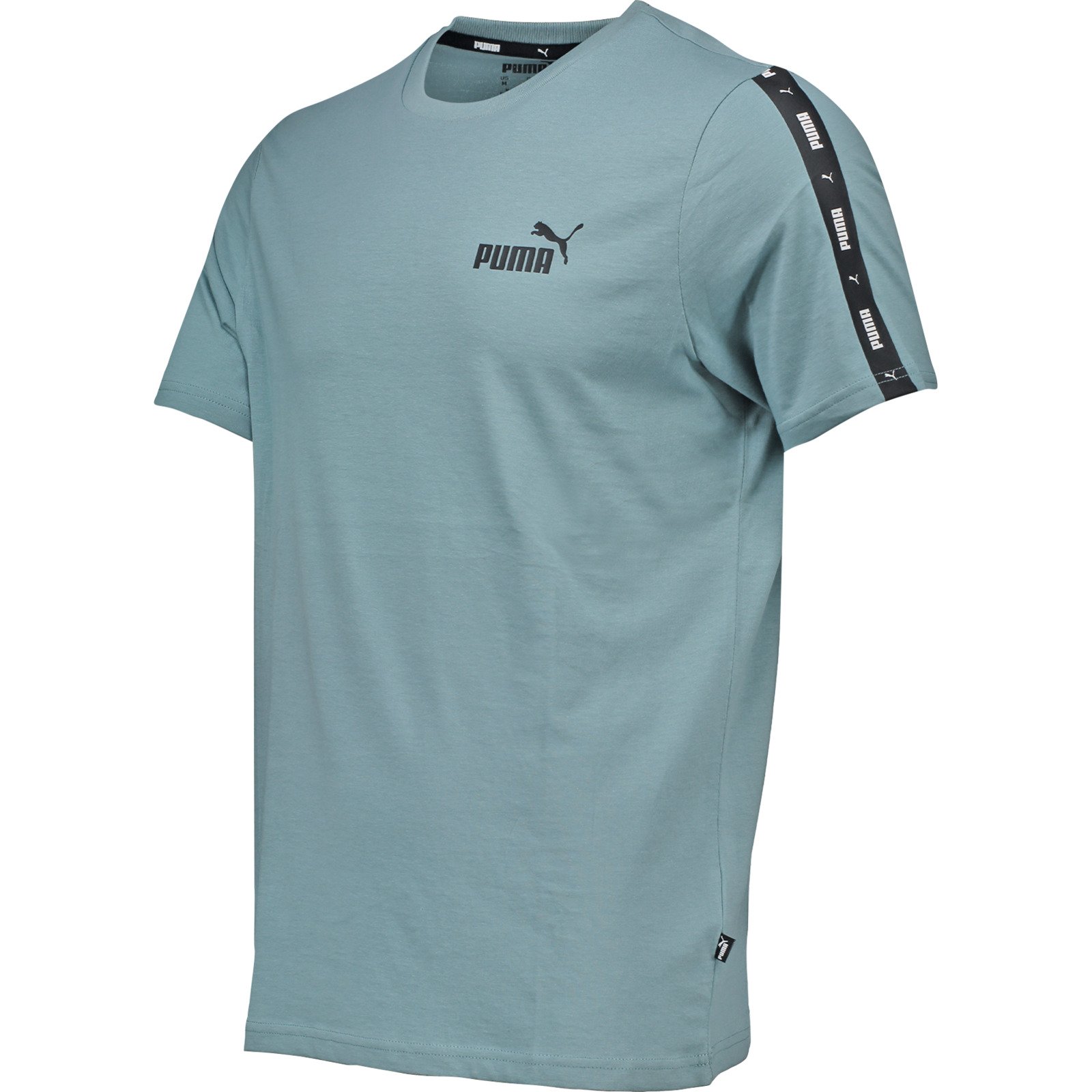 Puma Herren-T-Shirt Ess Tape XL, mint