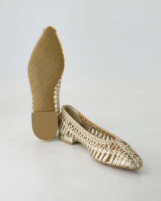 Gioseppo Fayston Ballerinas in Gold