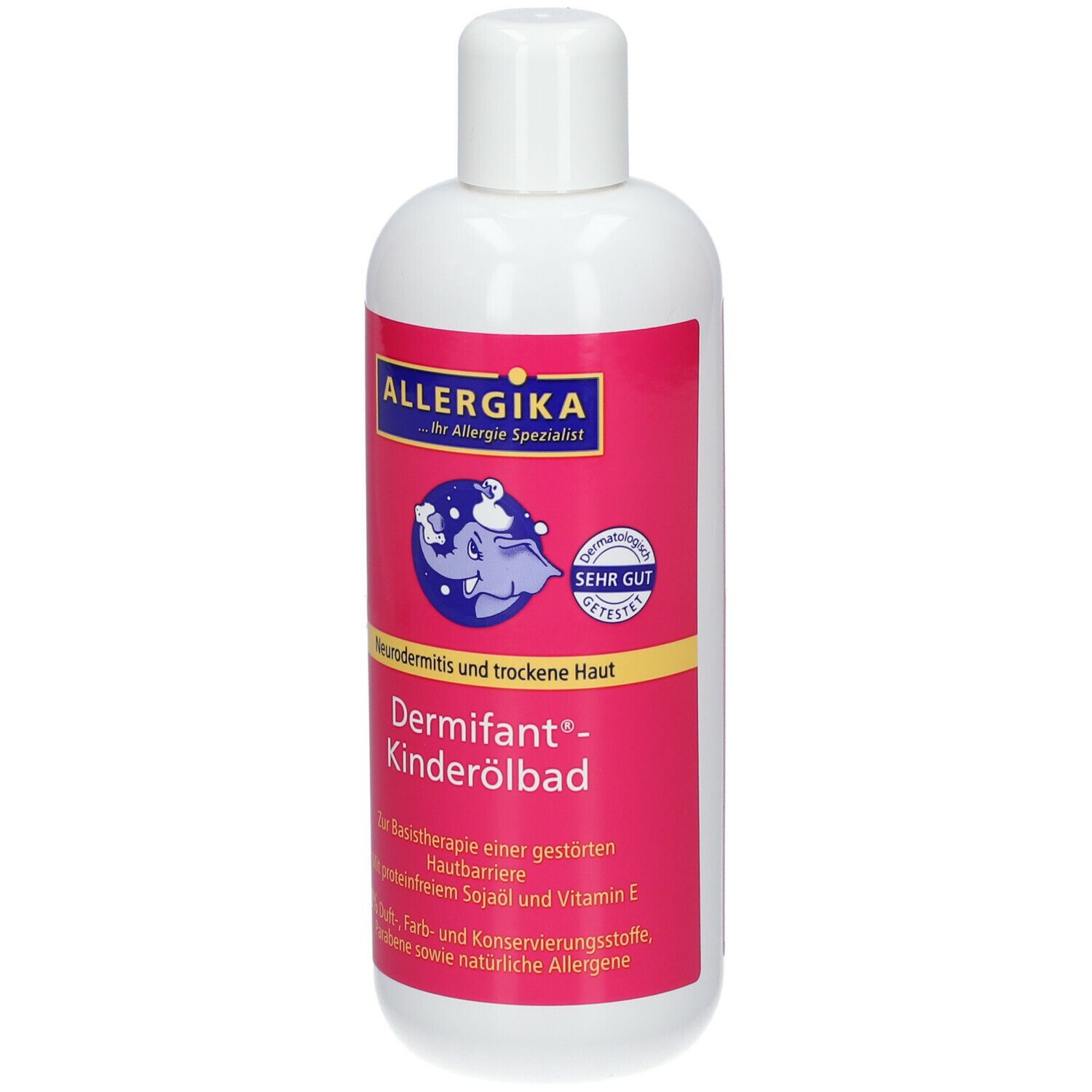 Dermifant® Kinderölbad - Rückfettendes Ölbad zur Intensivpflege bei Neurodermitis, Juckreiz und trockener, schuppiger Haut
