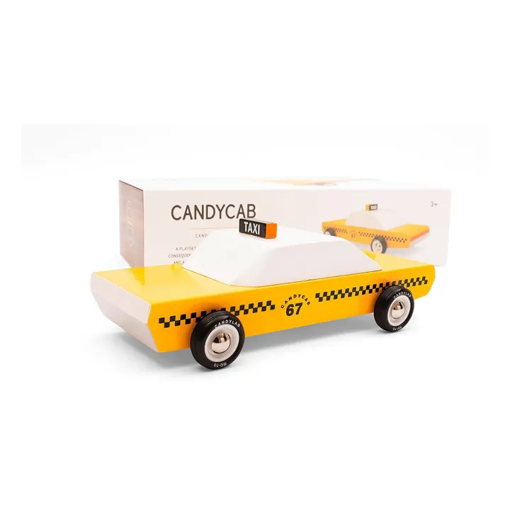 Candylab Voiture Candycab en bois | Jaune