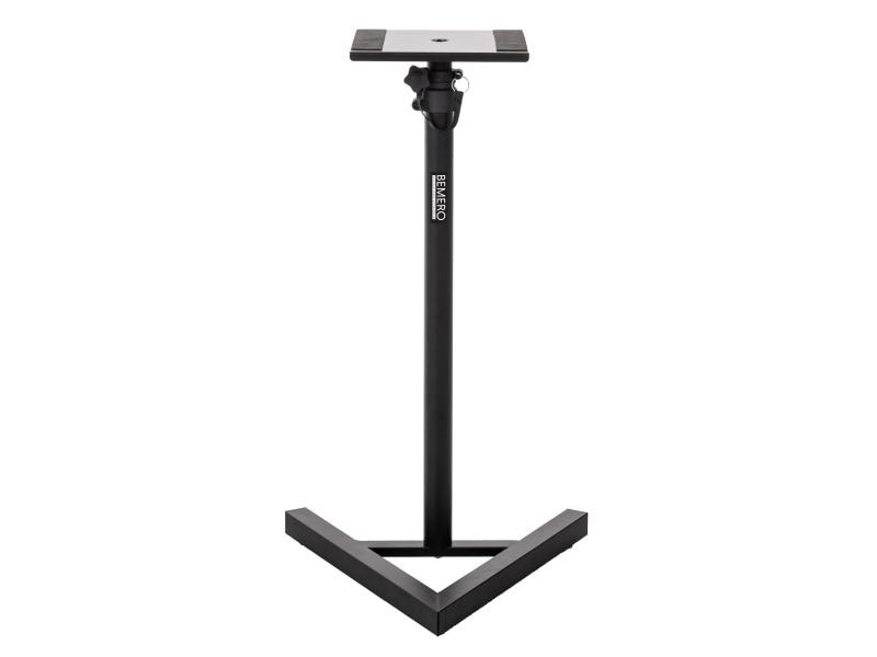 Bemero Monitorstative SMS-9040BK Paar Zwei schwarze Studiomonitor Stative mit A-Form Sockel