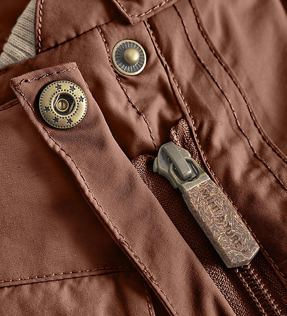 Mini A Ture Flyverdragt - Wisti Fleece - Rootbeer Brown