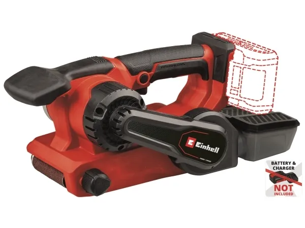 Einhell TP-BS 18/457 Li BL - Solo, Rystepudser, Sort, Rød, Børstefri, 120 m/min, 250 m/min, Batteri - SOLO