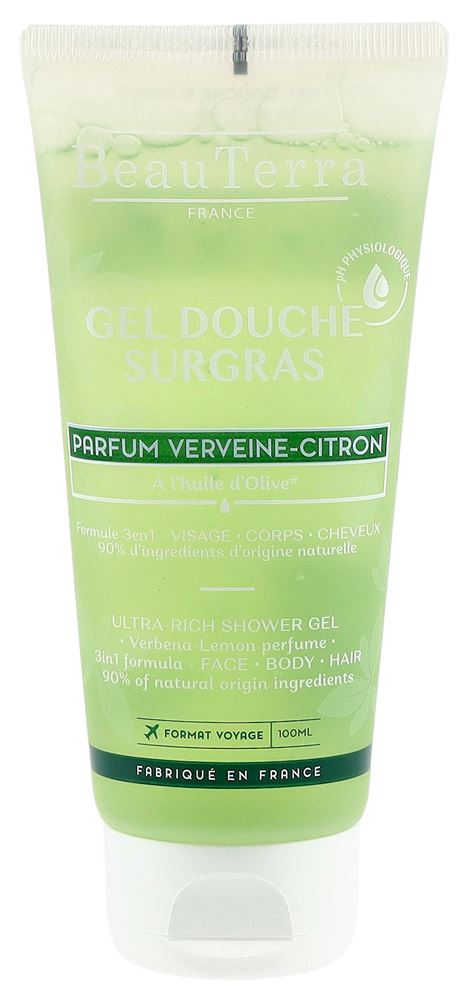 BEAUTERRA Duschgel Gel reichhaltig Zitronenverbene Tb 100 ml