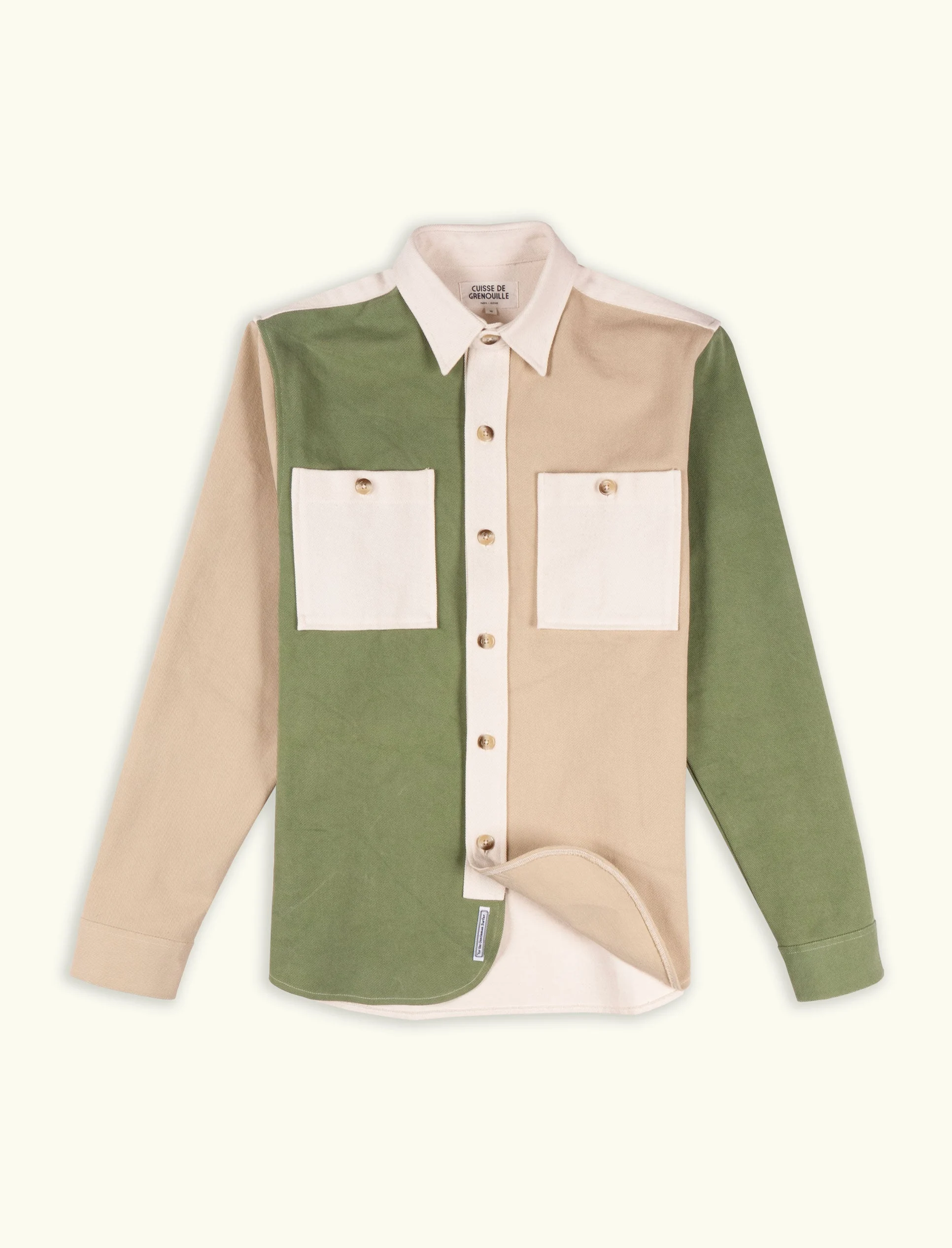 Surchemise en twill | Multicolore