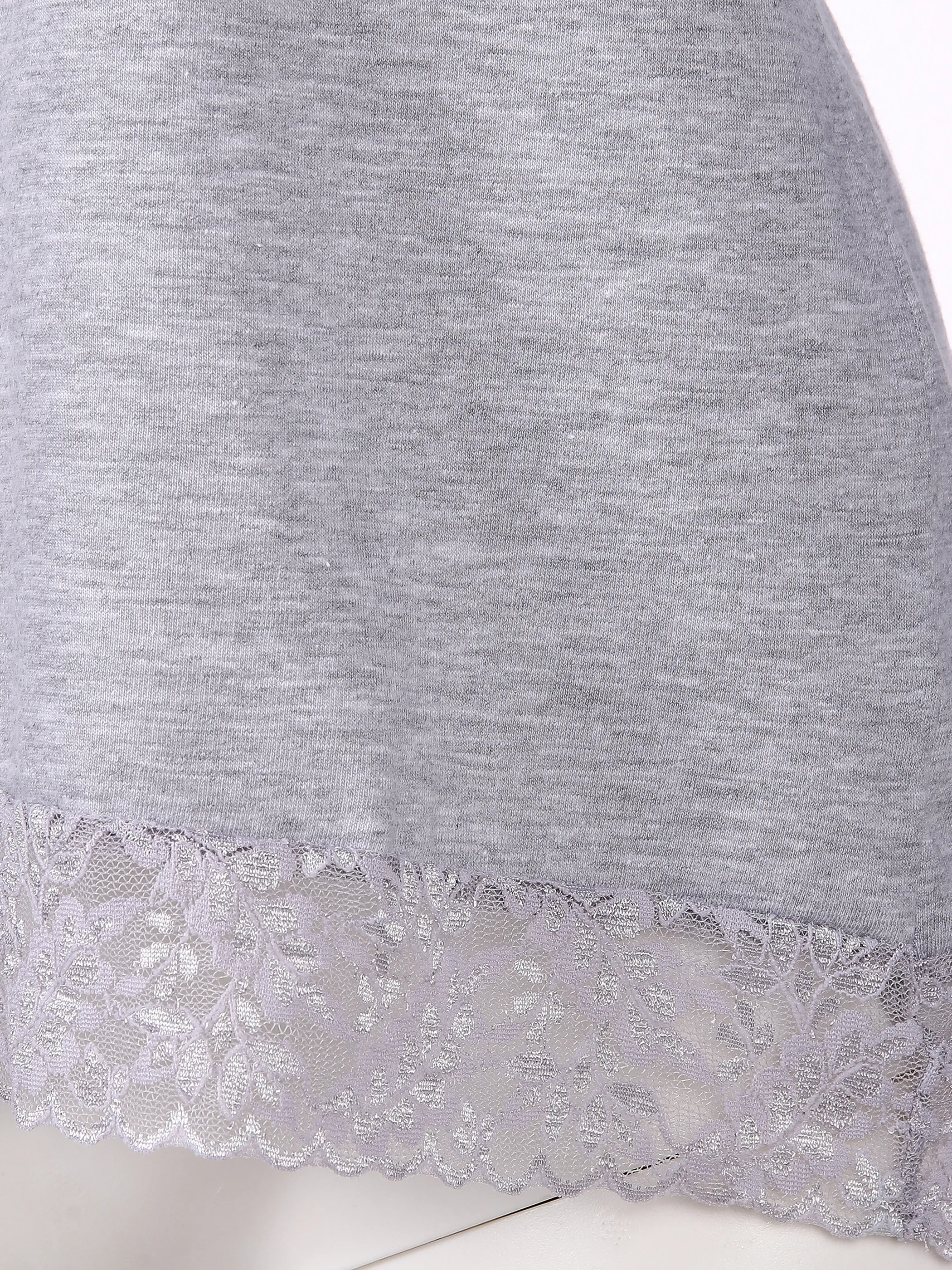 Damen Schlafshirt mit Spitze
