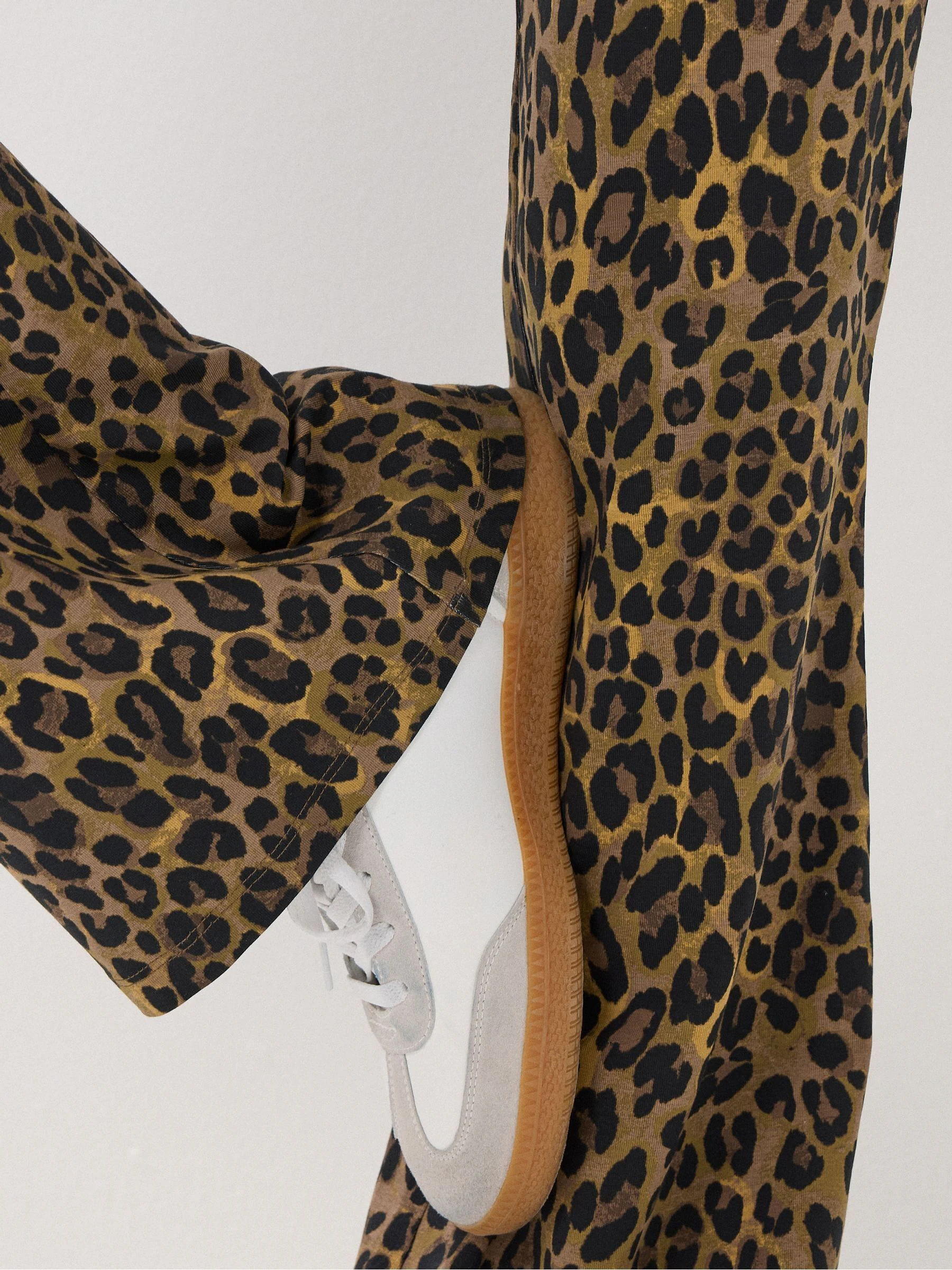 Long Tall Sally Leopard Flared Leggings