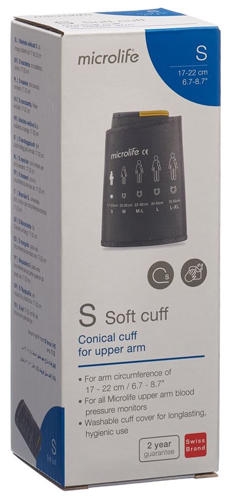 Microlife Manschette Oberarm S 17-22cm anthrazit 1 Stk