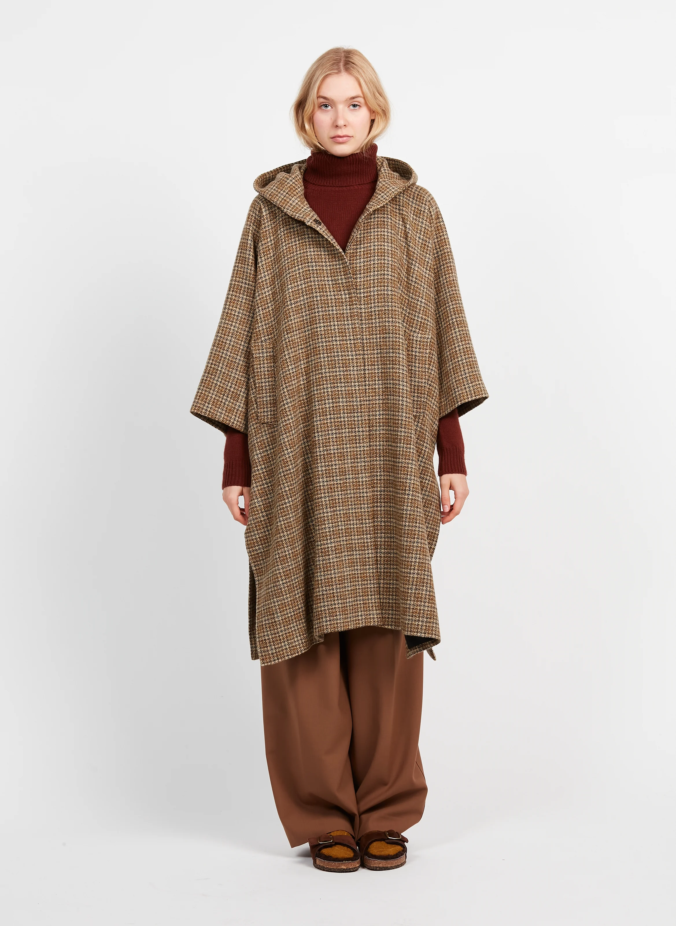 Sandales fourrée en cuir| Multicolore