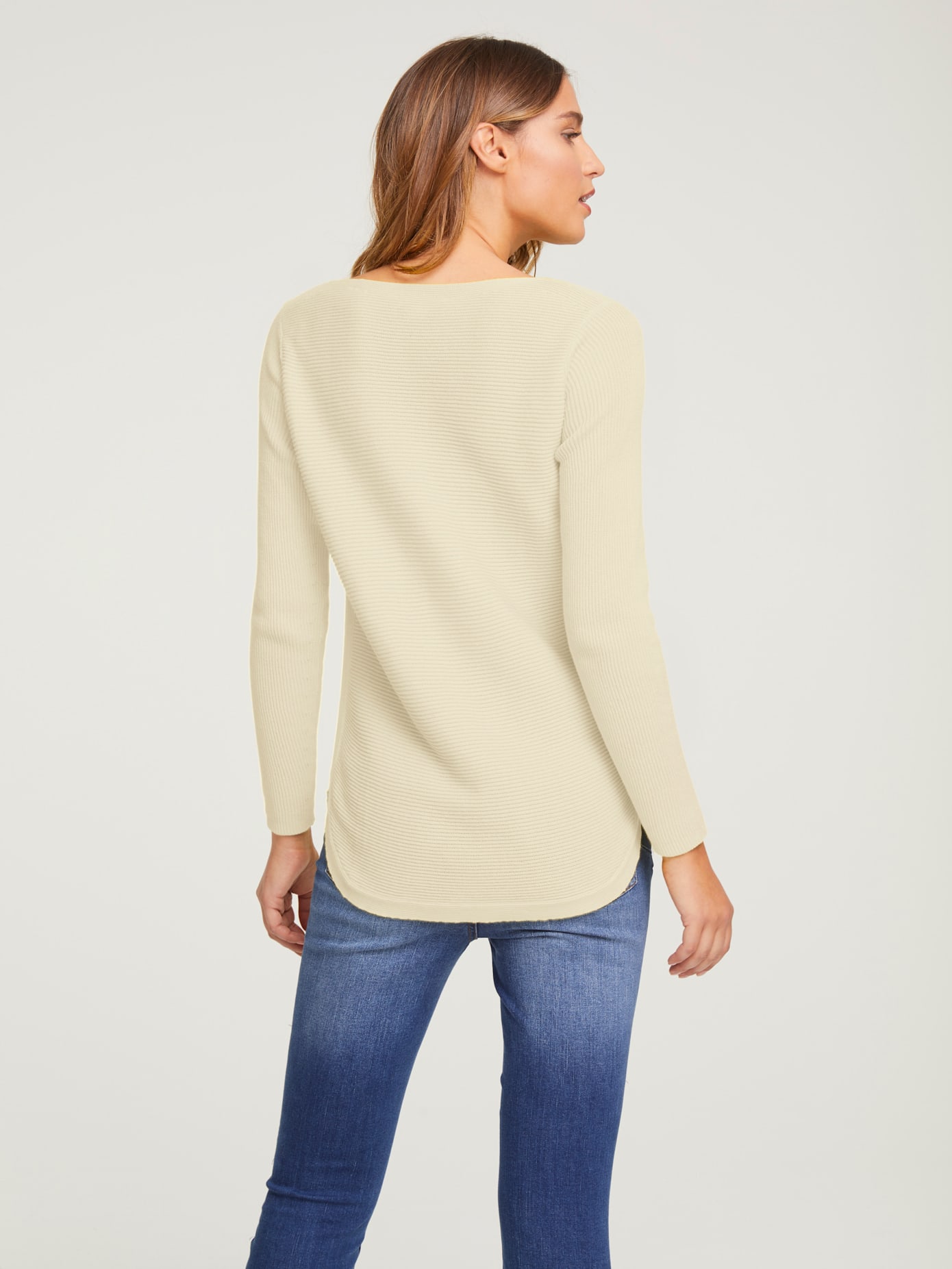Pull en tricot fin look décontracté tendance