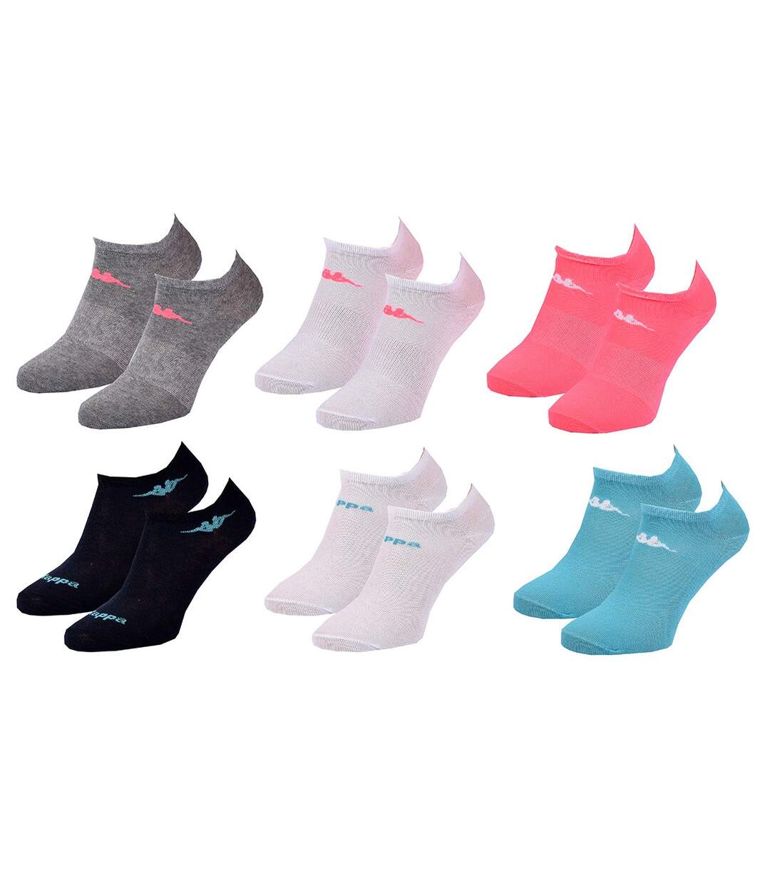 Chaussettes Femme SNEAKER KAPPA Lot de 6 Pack de 6 Paires 50416