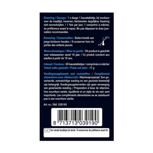 Lucovitaal Vitamine B12 1000mcg Kauwtabletten 60TB