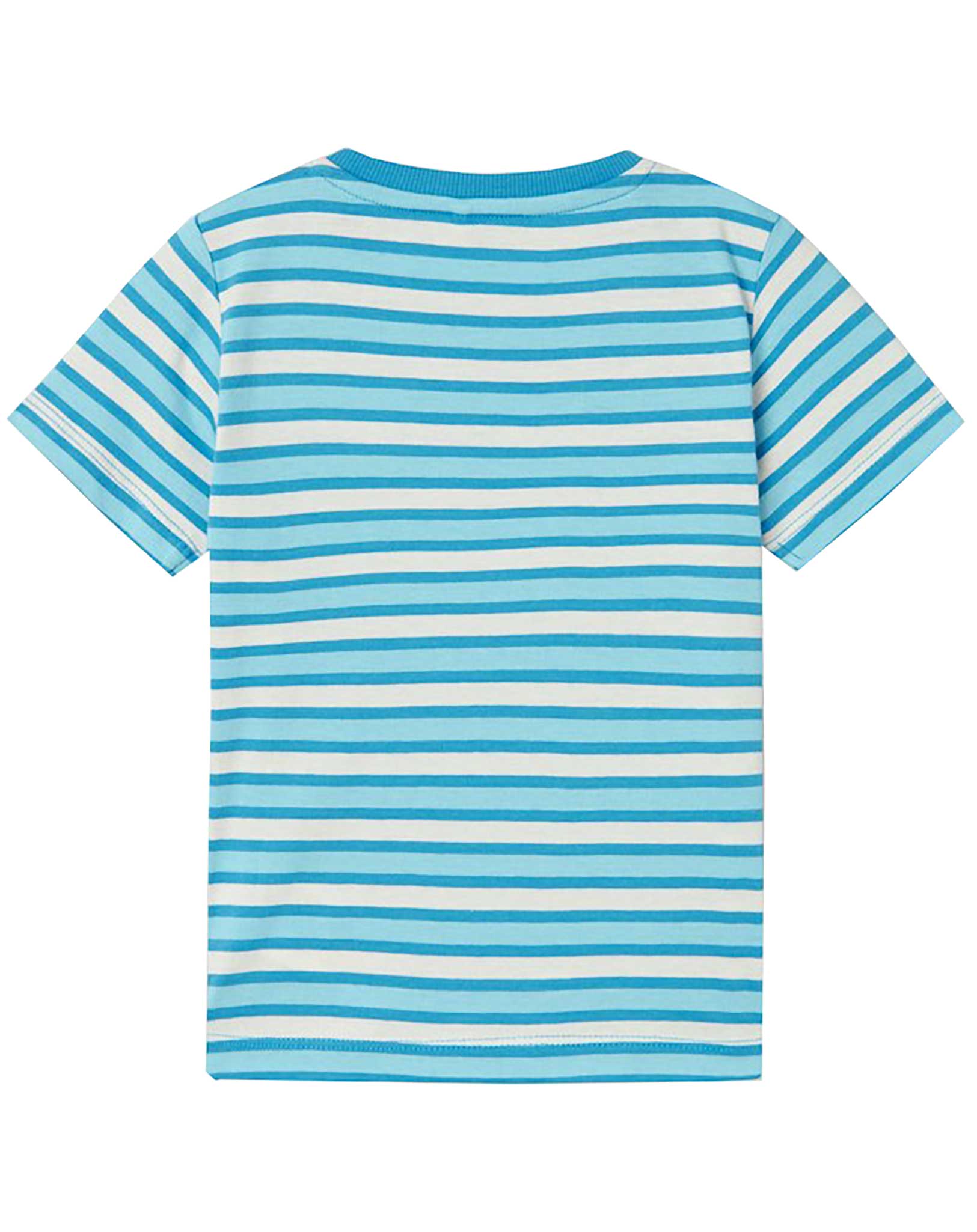 T-Shirt NMMDIKE SHARKY gestreift in swedish blue