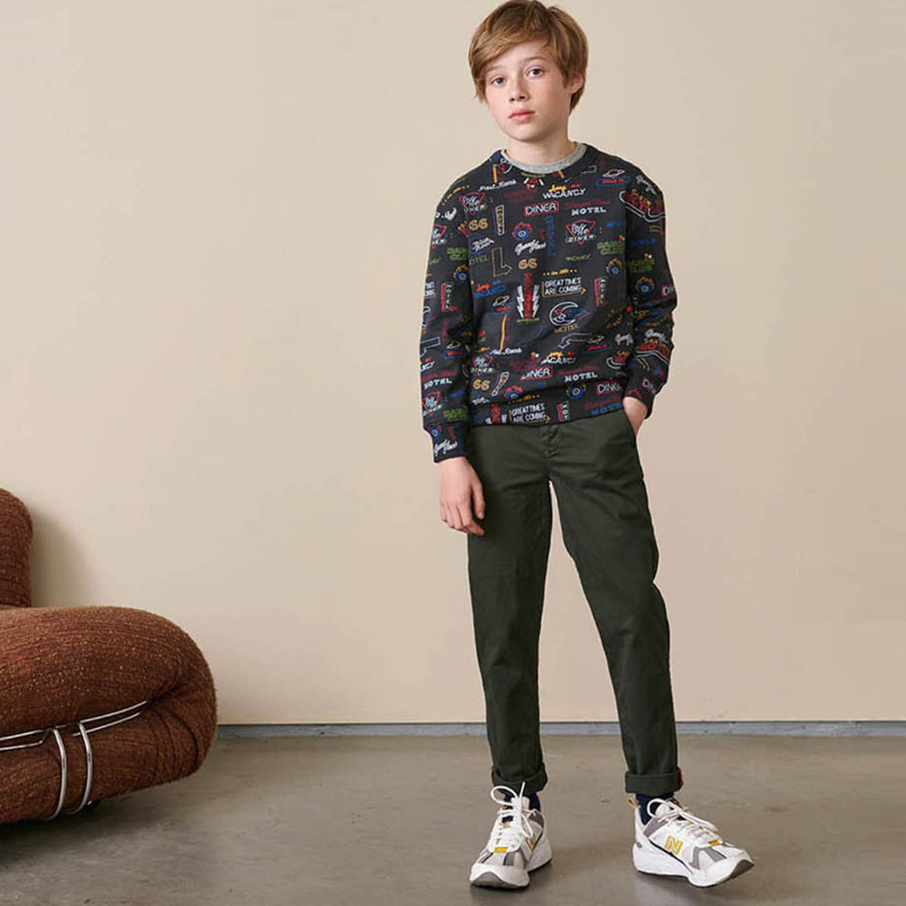 Bellerose Sweat Binch en Coton organique marine