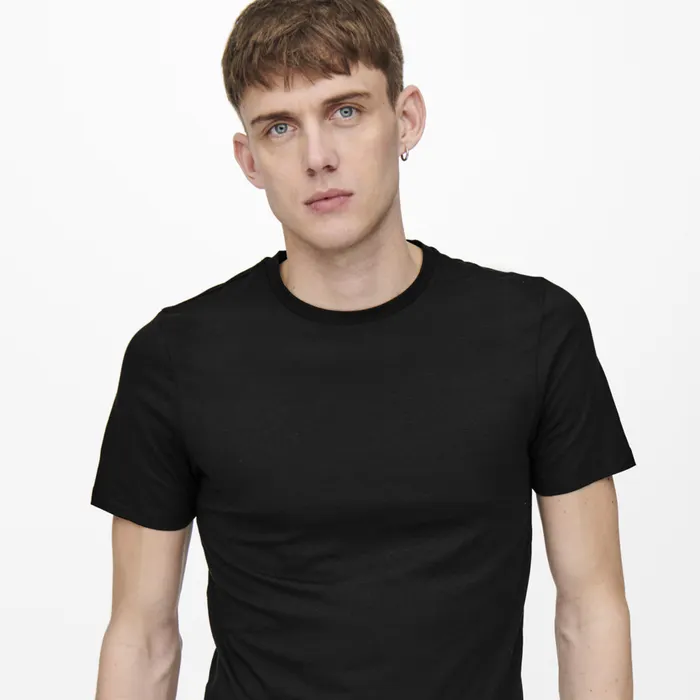Only & Sons Basic Slim Crew Shirt Heren (2-pack)