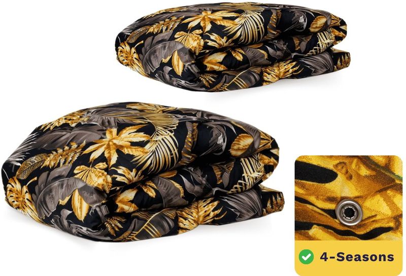 Zelesta Wonderbed 4 Seasons Double - Golden Leaves