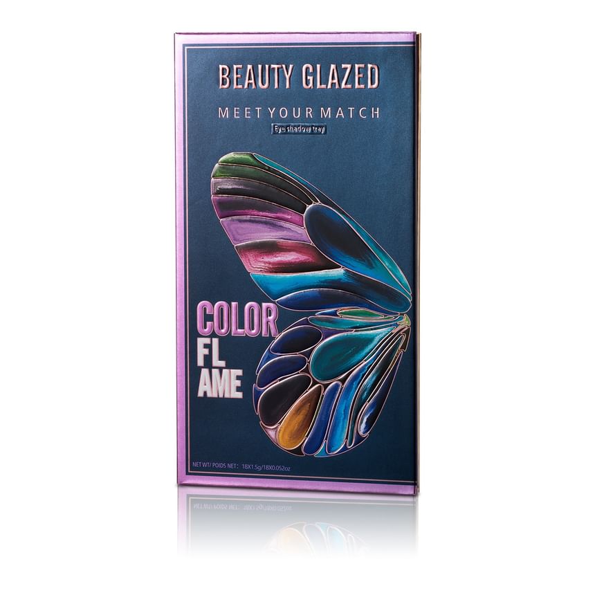 BEAUTY GLAZED - Color Flame Butterfly Oogschaduwpalet (18 kleuren)