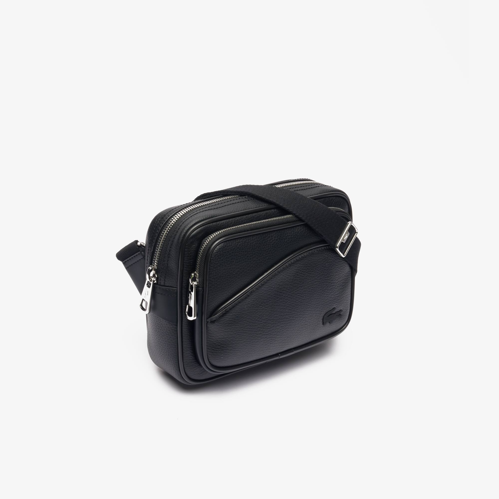 Angy Schultertasche mit Reißverschlussfach Umhängetaschen & Gürteltaschen - Schwarz - Lacoste - Herren
