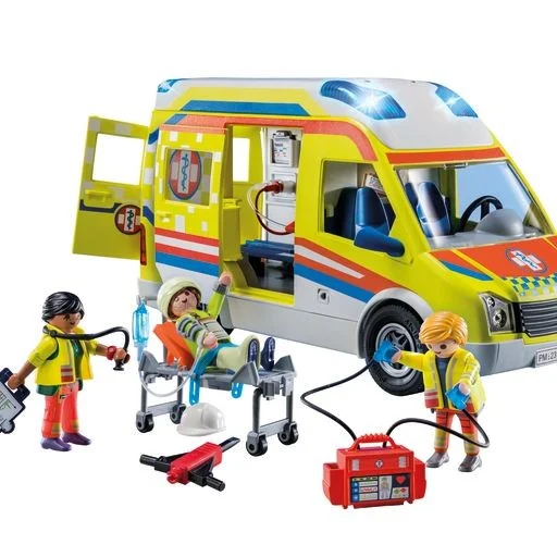 Playmobil - Ambulance med lys og lyd (71202)